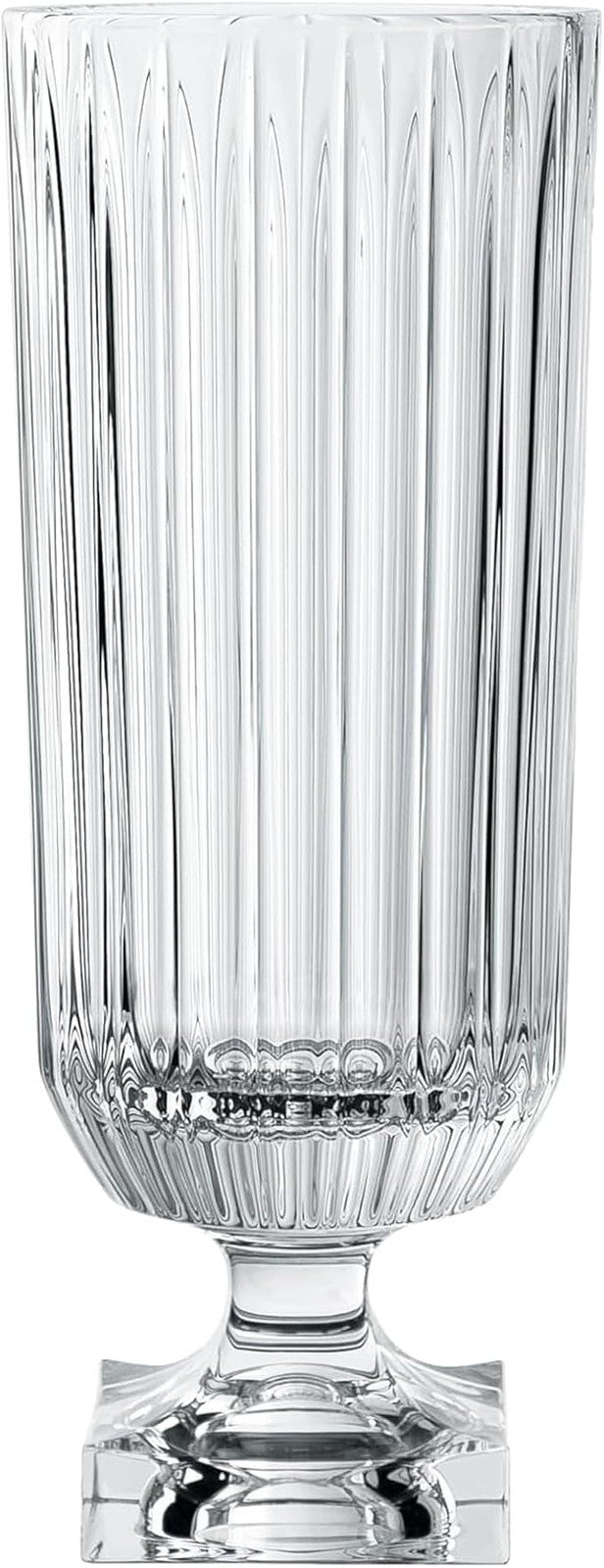 40cm Crystal Glass Flower Vase Tall Elegant Table Centerpiece Decor