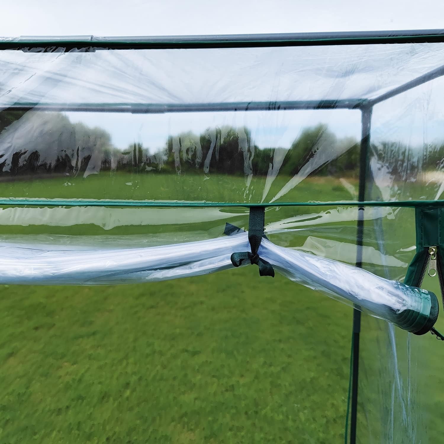 Portable Garden Greenhouse 150x98x49cm Weatherproof Film Cover for Plants