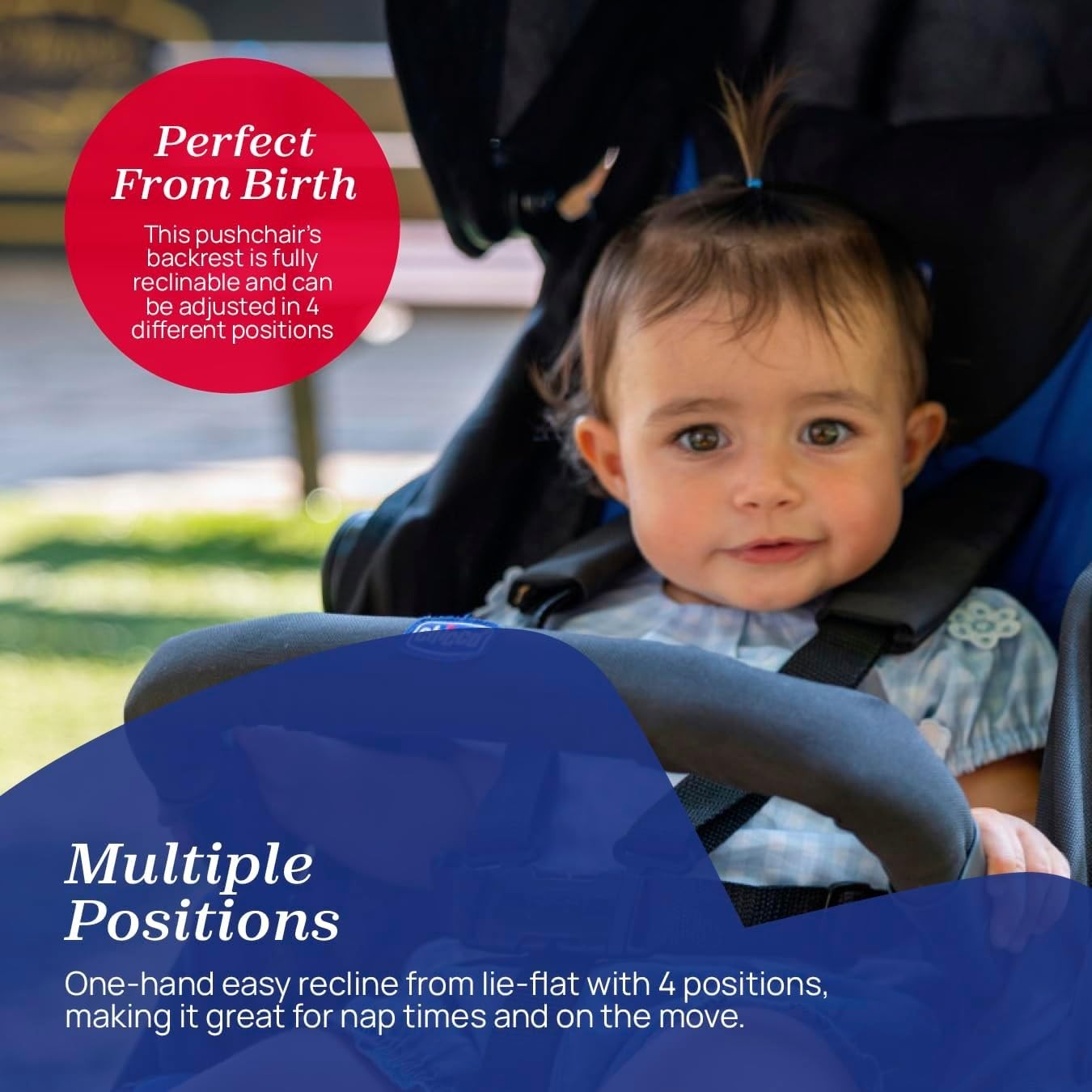 Lightweight Baby Stroller Birth–22kg, Lay-Flat, Umbrella Fold, Travel Buggy