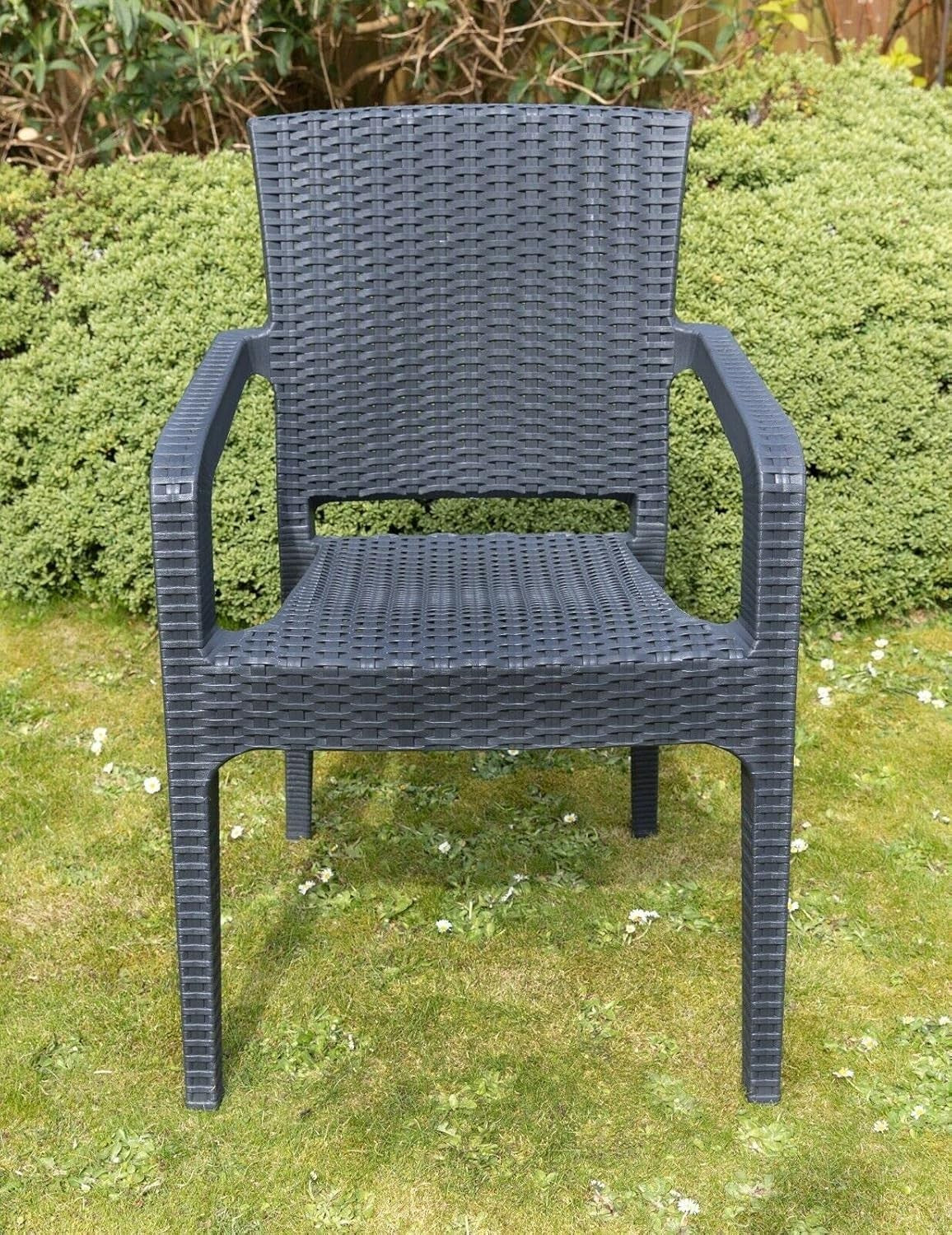 4 Seat Rattan Garden Patio Set Outdoor Dining Table Chairs Weatherproof