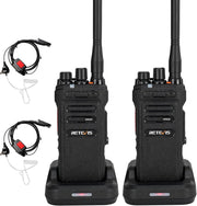 IP67 Waterproof Walkie Talkies 2 Pack Long Range 2800mAh Group Call