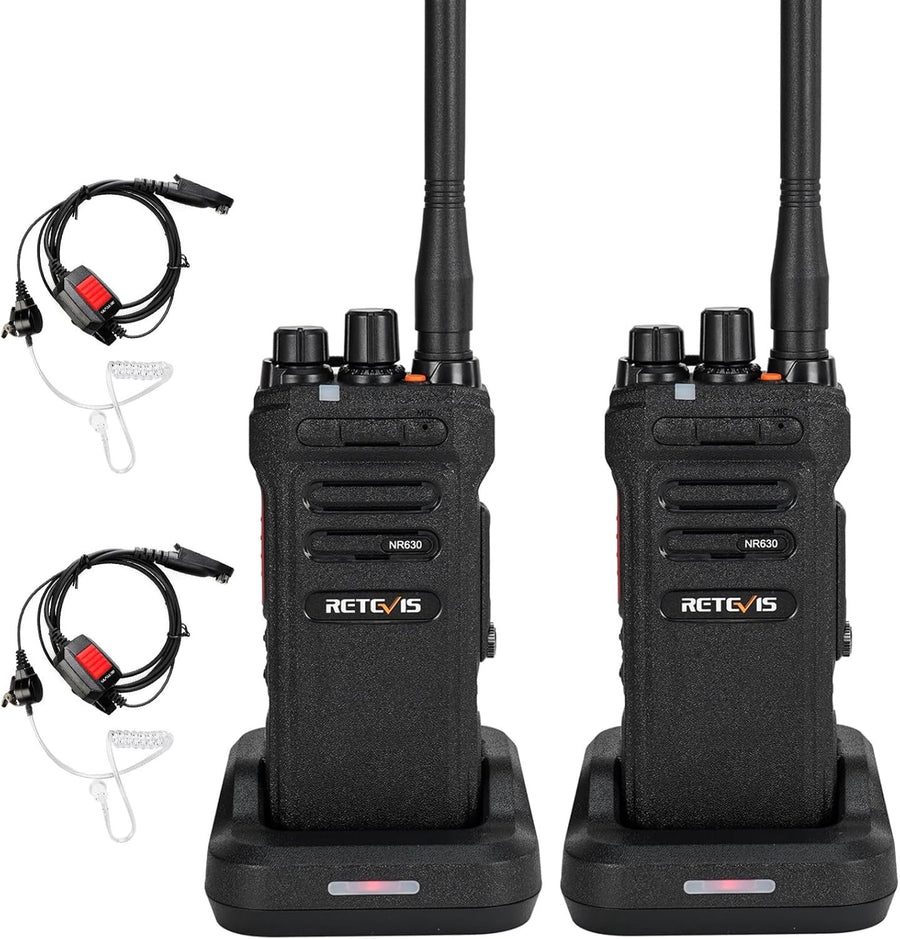 IP67 Waterproof Walkie Talkies 2 Pack Long Range 2800mAh Group Call