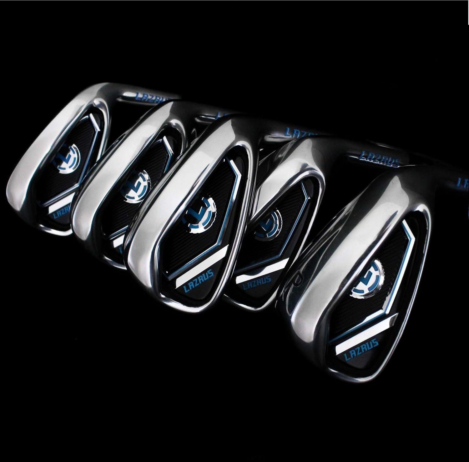Left Hand Golf Irons Set 4-PW Regular Flex Steel Shafts Deep Groove Faces