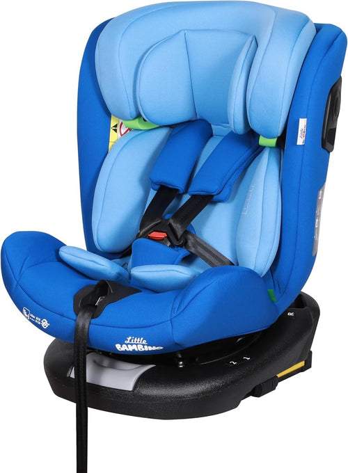 360° Rotating i-Size Car Seat ISOFIX R129 0–36kg Birth to 12 Years Blue