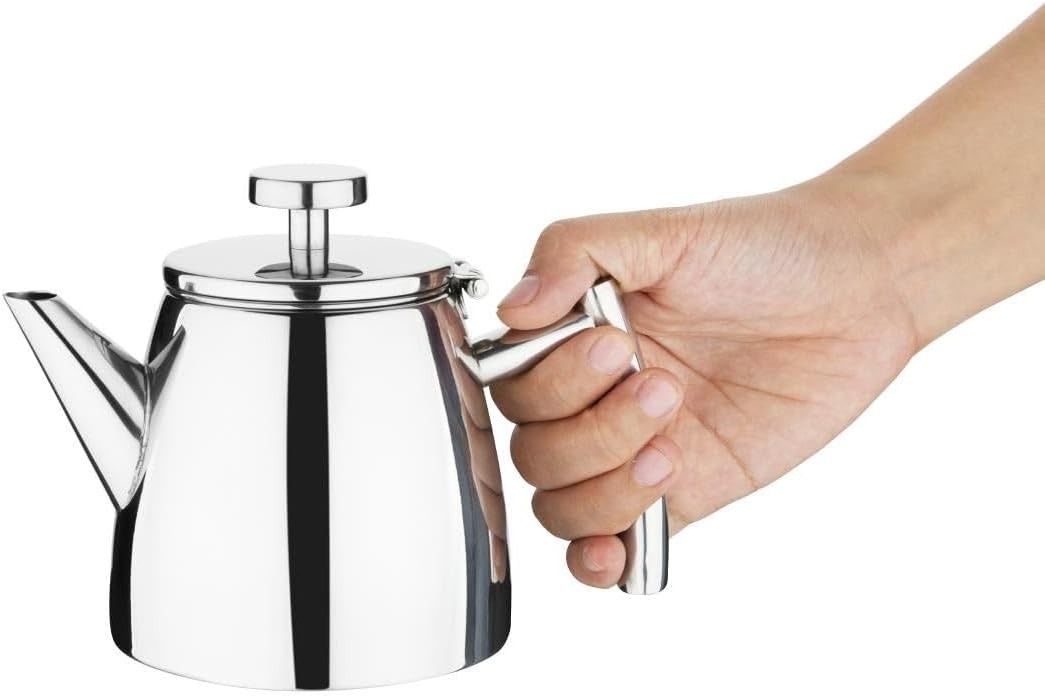 Insulated Stainless Steel Teapot 350ml Tea Pot Infuser Filter Lid