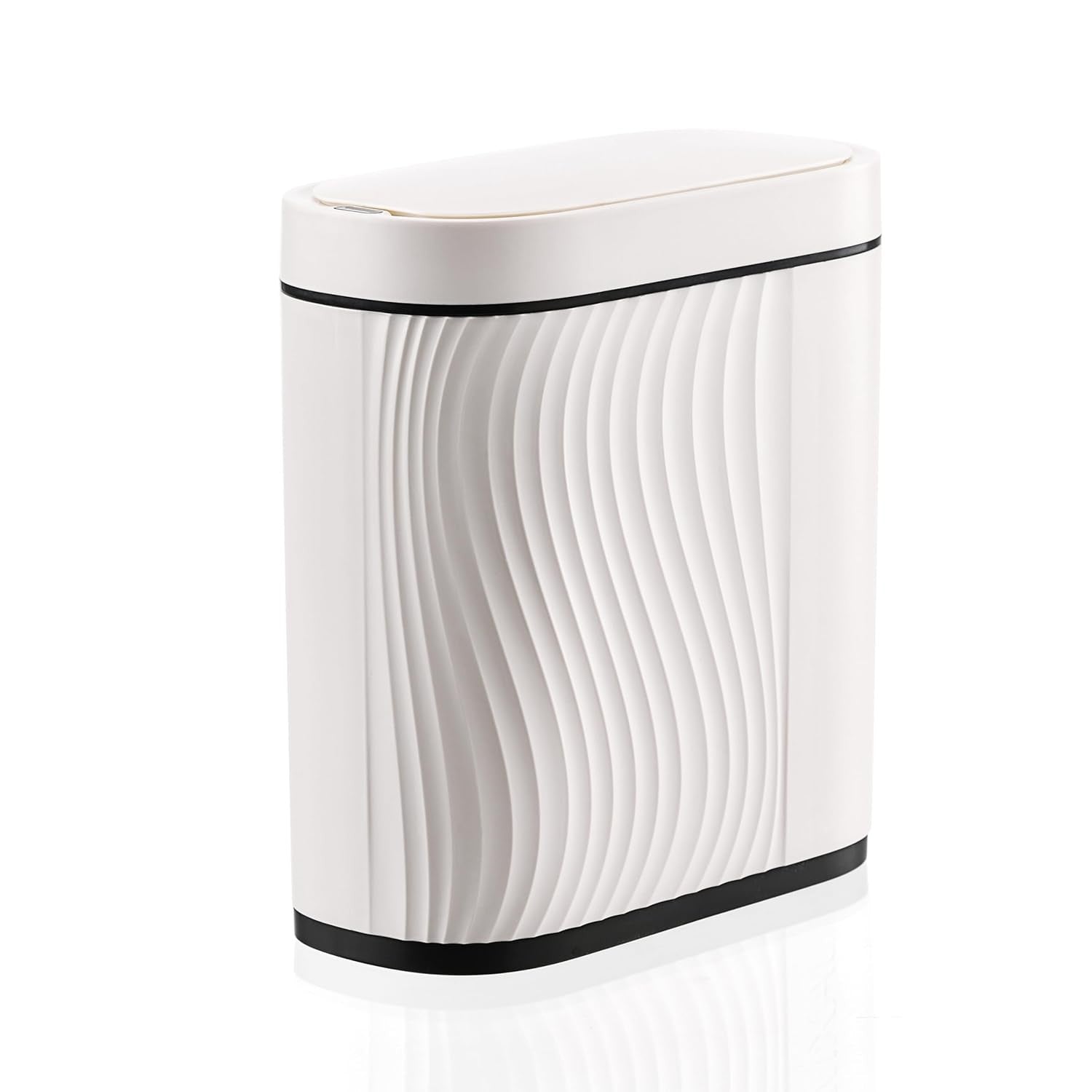 8L Automatic Sensor Bin White Waterproof Quiet