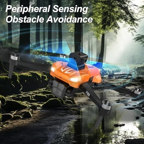 4K GPS Drone with 4.5" LCD Screen, Foldable Obstacle Avoidance Quadcopter