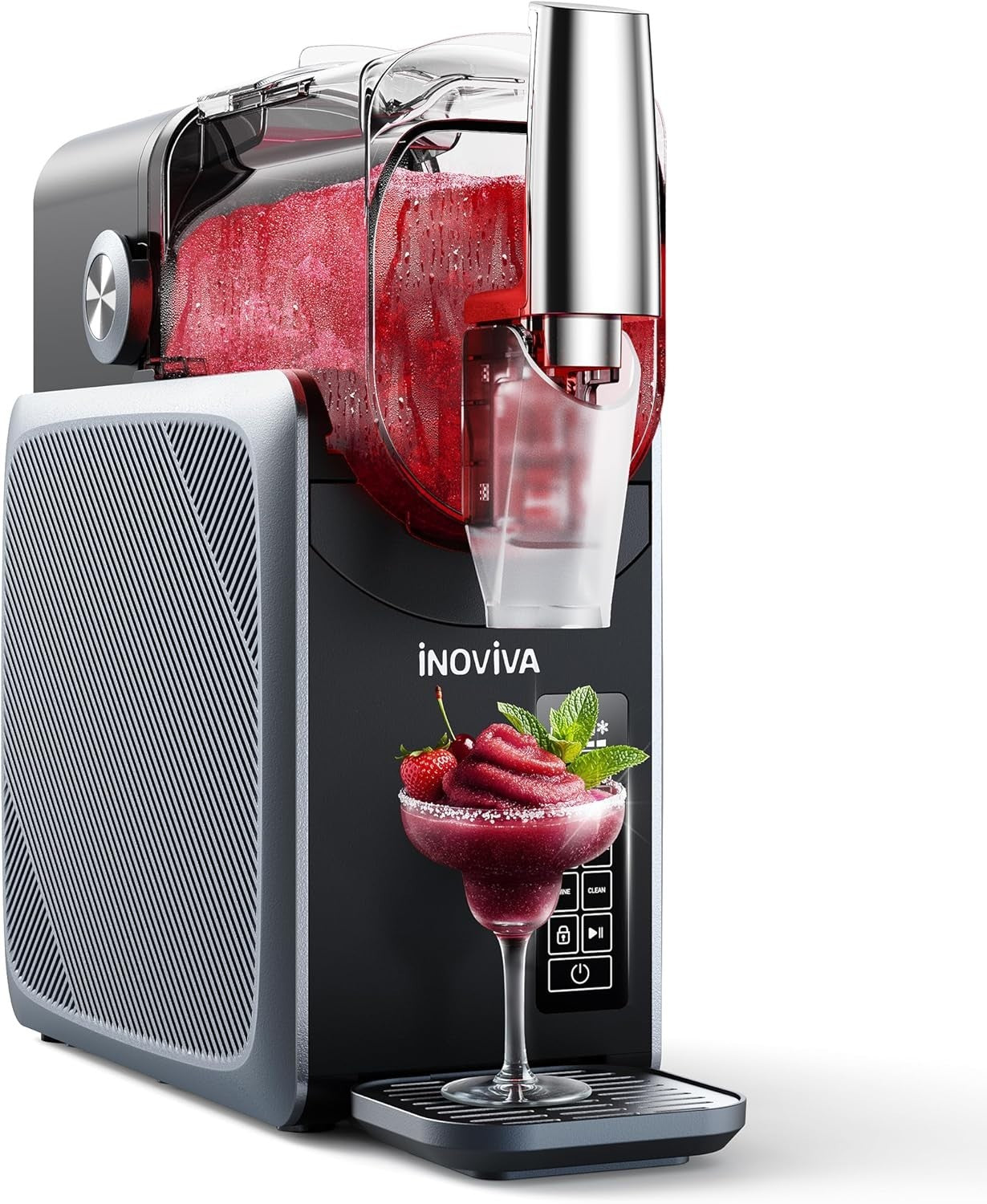 Slush Machine No Ice Needed Frozen Drink Maker Milkshake Cocktail 2.6L