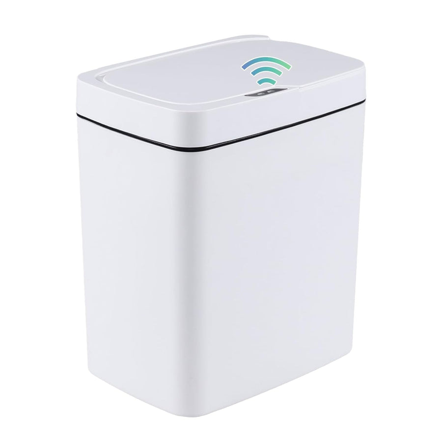 15L Automatic Motion Sensor Trash Bin Touchless White