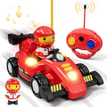 Castle RC Race Car Toy Pop-Up Remote Control Car Lights Music Gift Boys 1–3