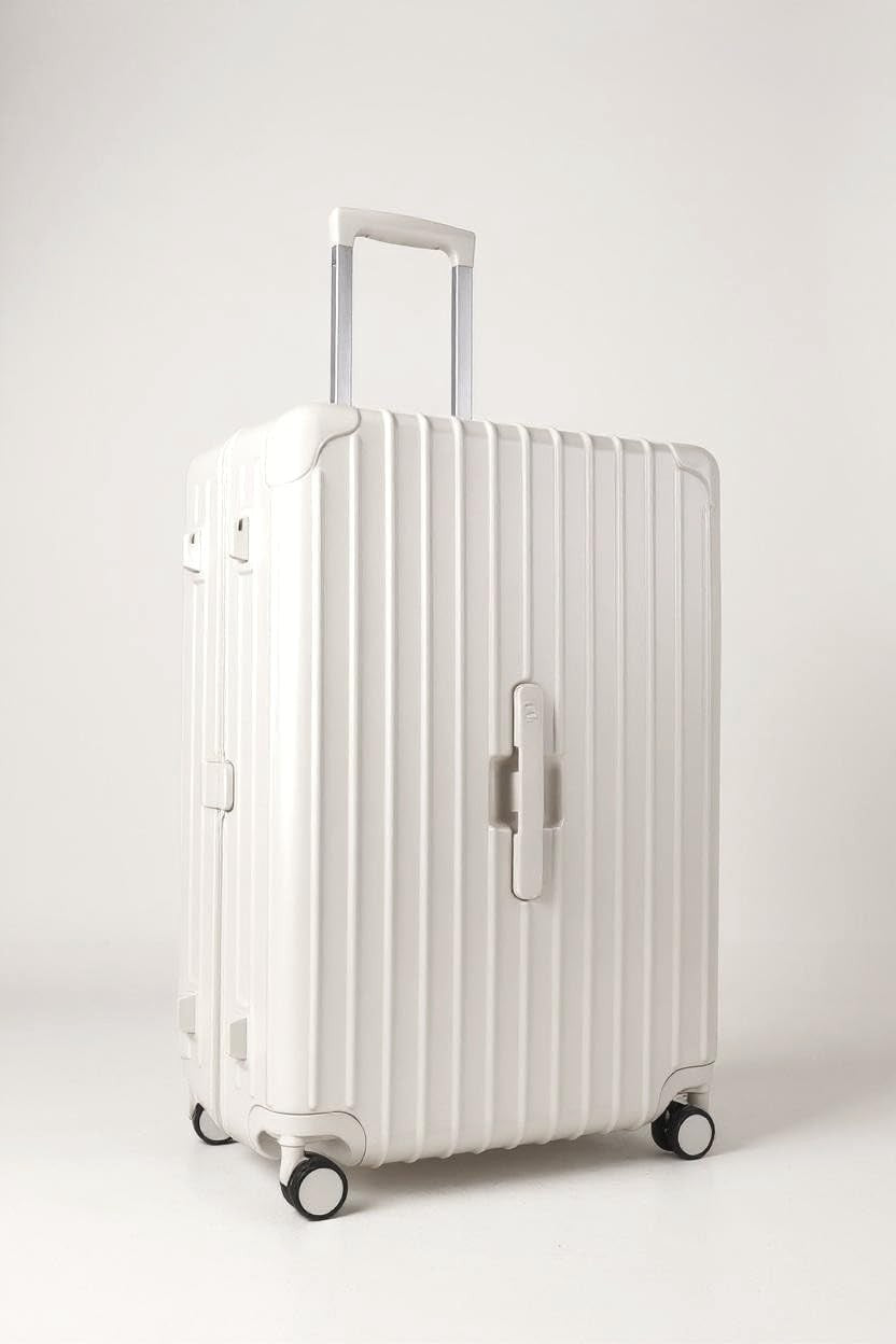 Extra Large Hard Shell Travel Suitcase TSA Lock 4 Wheel Spinner Cup Holder