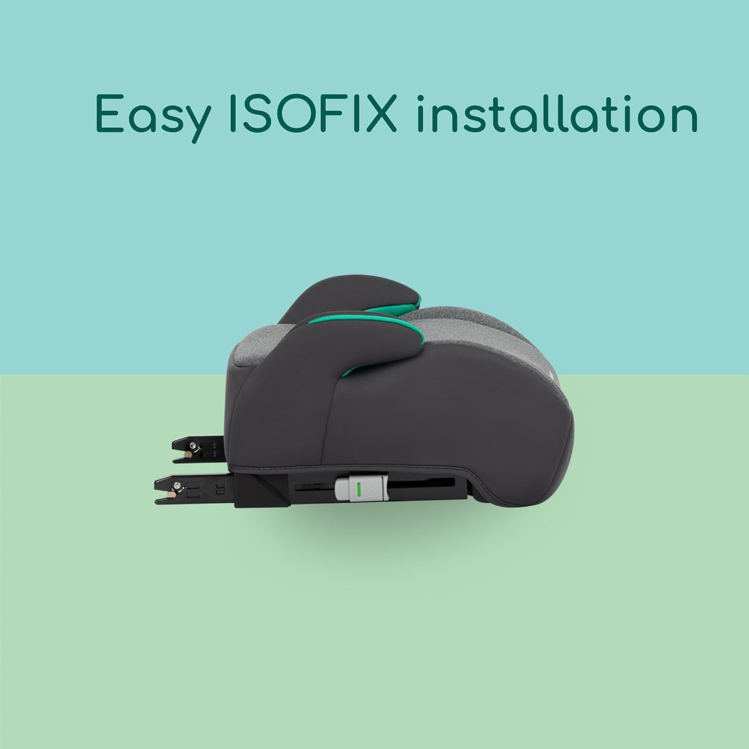 ISOFIX Booster Car Seat 6–12 Years Compact Lightweight Safe Kids Travel