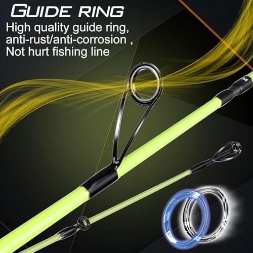 Lightweight 2-Piece Fishing Rod & Reel Set – Saltwater & Freshwater Kit