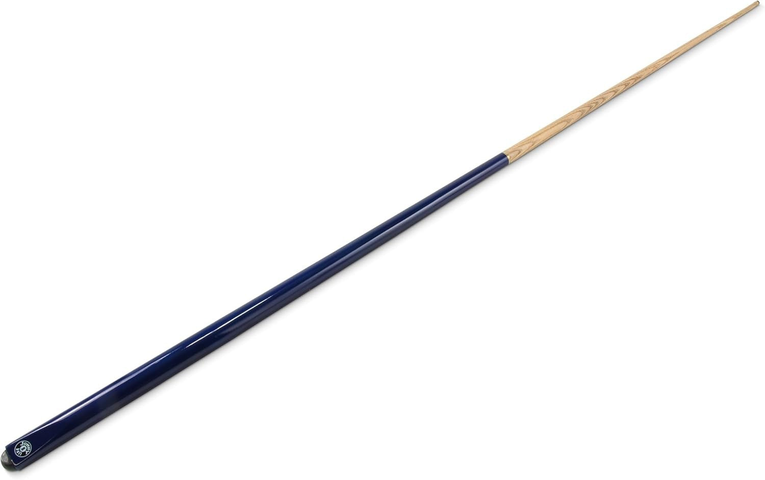 57in Snooker Pool Cue 9.5mm Tip Ash Shaft Centre Joint Gloss 2pc
