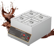 Electric Chocolate Melting Pot Stainless Steel Tempering Fondue Warmer