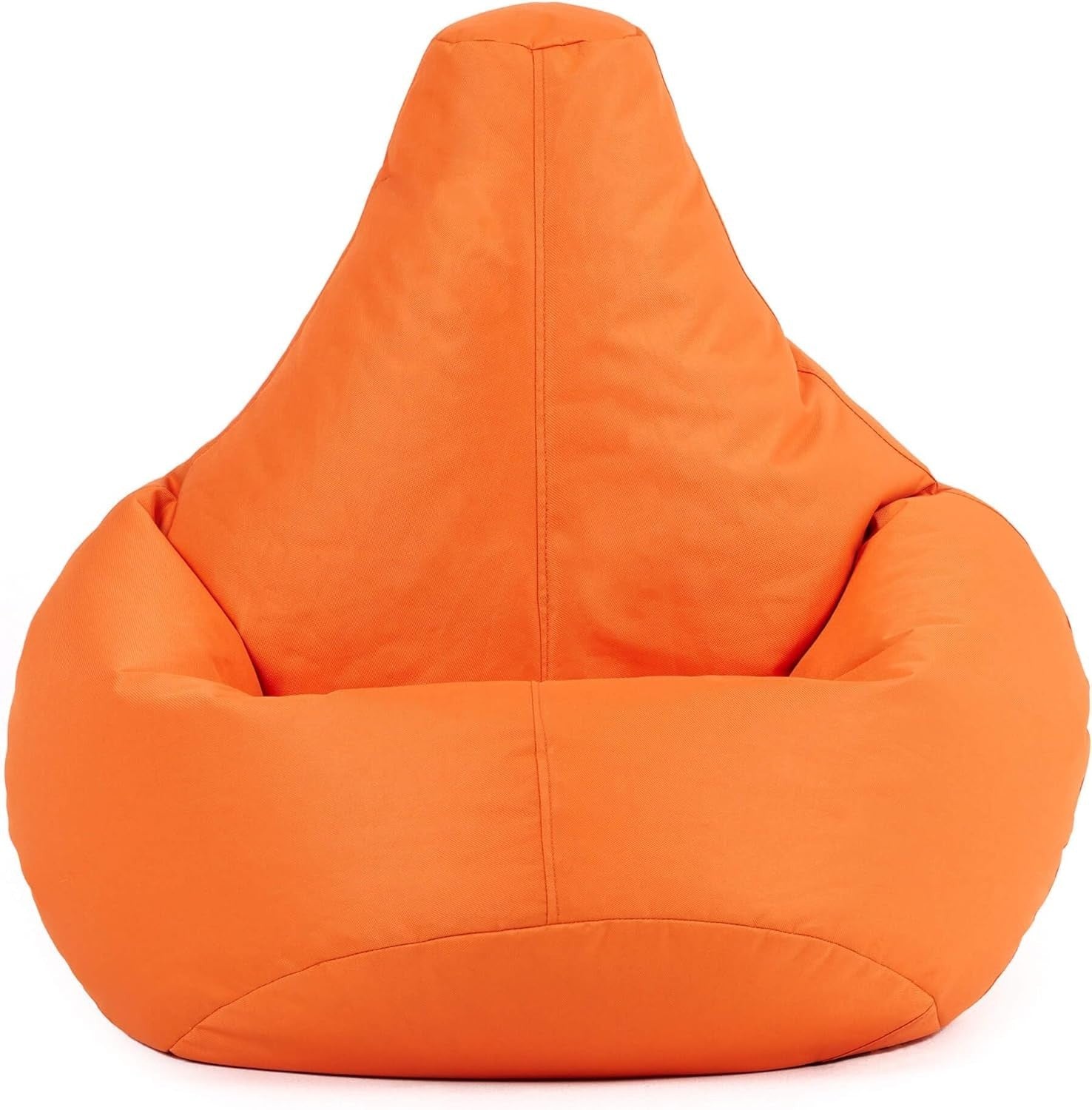 Kids Waterproof Bean Bag Chair 2 Pack Gaming Outdoor Indoor Orange