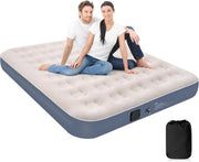 Double Inflatable Air Bed Built-In Pump One-Click Self Inflating Mattress