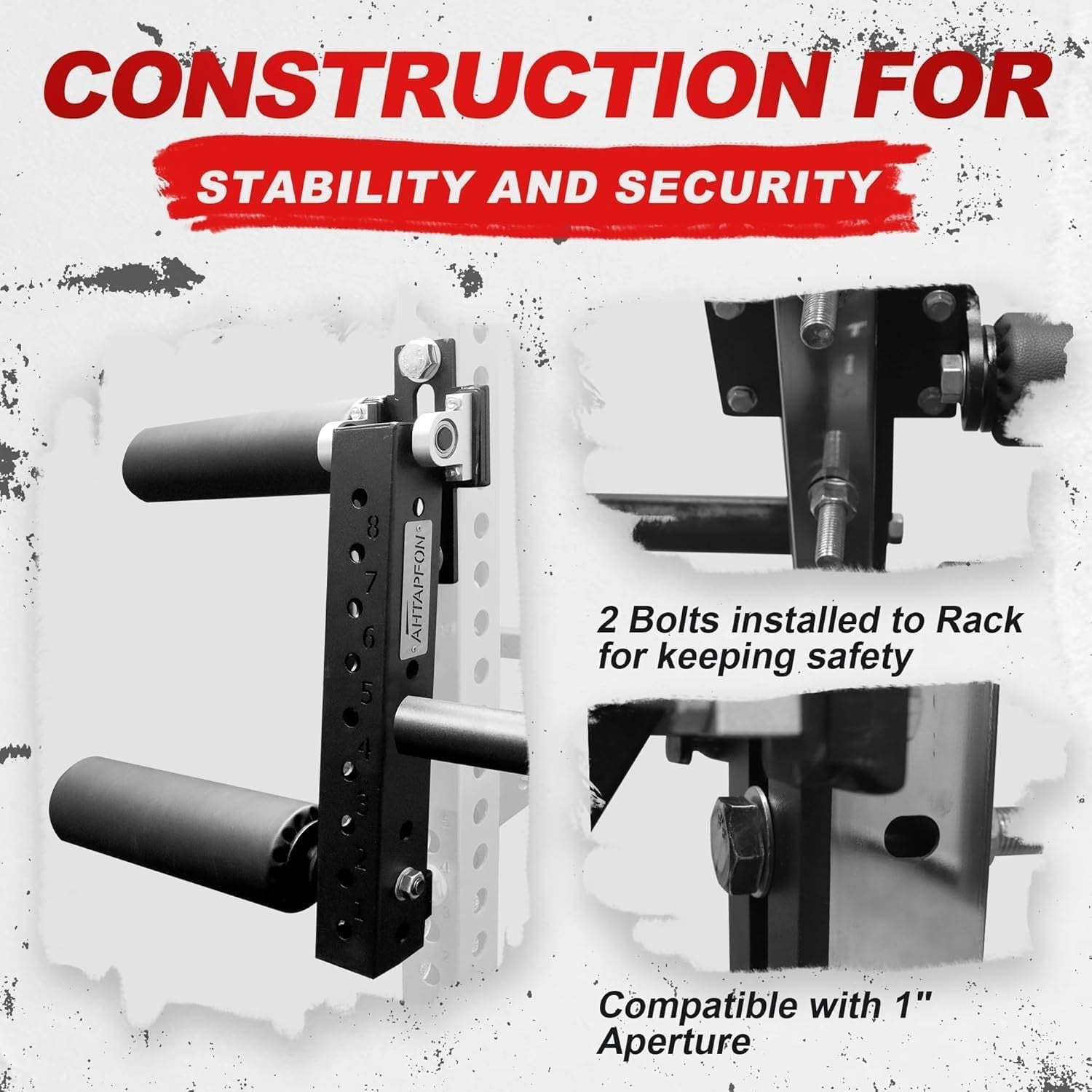 Leg Extension Curl Attachment Rack Mount Squat Roller Trainer