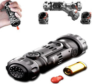 Black Metal Fidget Gun Spinner Foldable Stress Relief Desk Toy