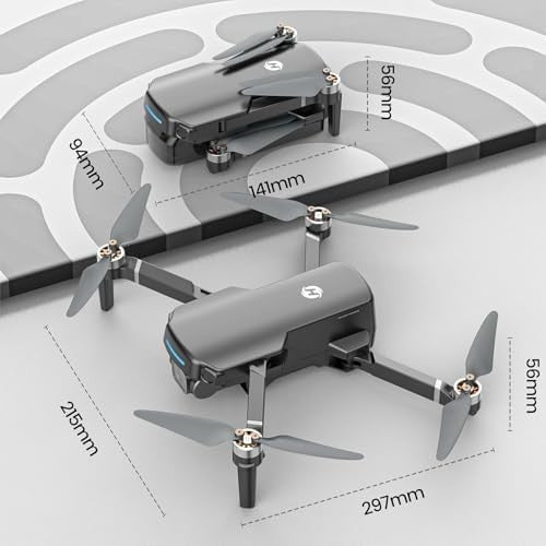 4K GPS Drone w/ 3KM Range Auto Return Follow Me Brushless Motor Foldable