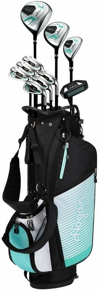 Ladies Left Hand Complete Golf Club Set Graphite Lightweight Stand Bag