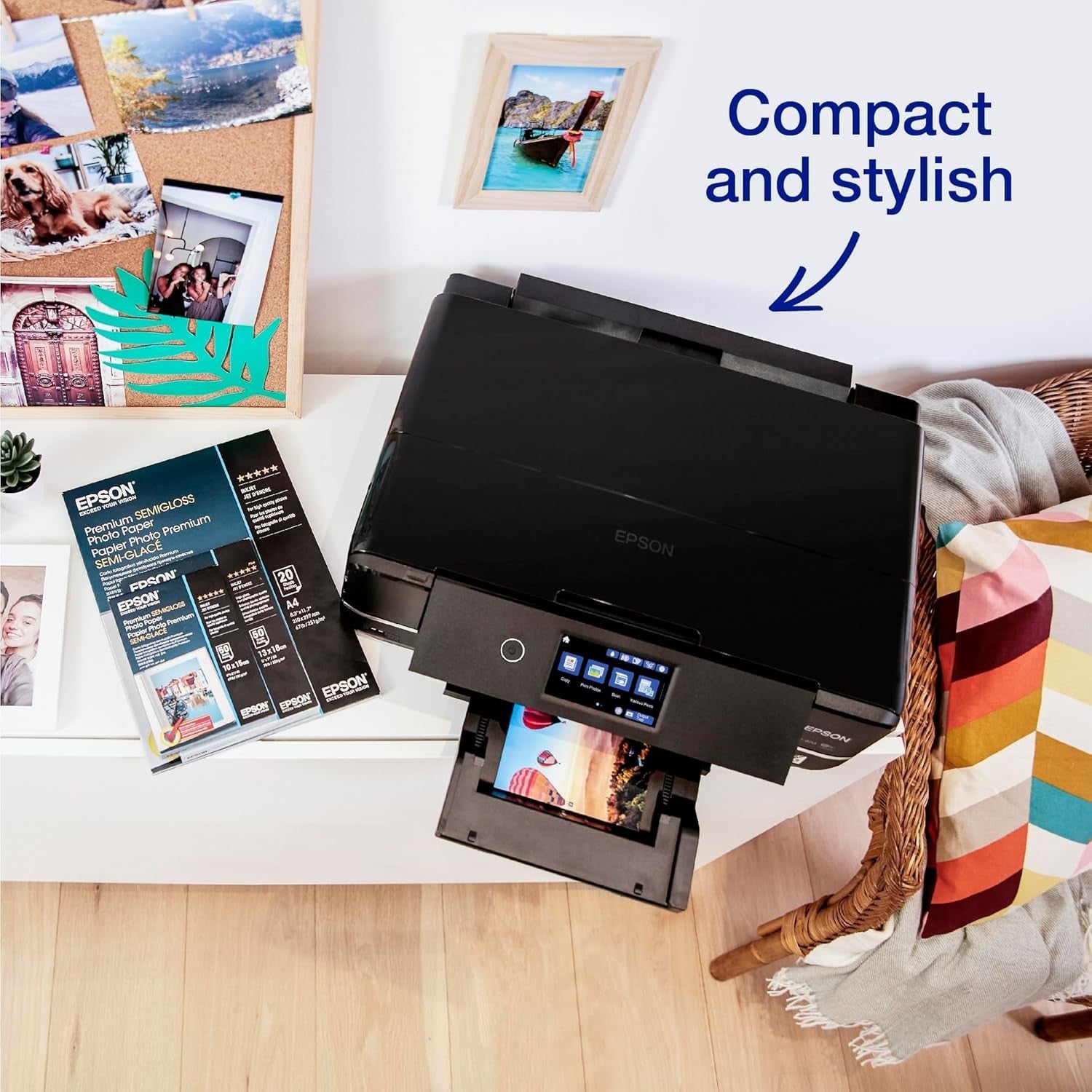 Photo XP-970 A3 Wireless Colour Inkjet All-in-One Printer Black | Copy