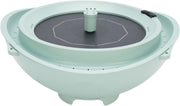 Solar Bird Bath Fountain Feeder 2L Outdoor Hanging Bowl with Water Circulation