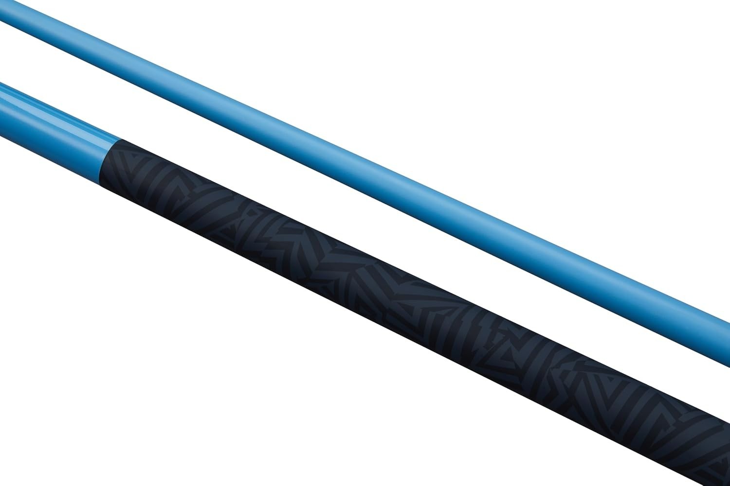 Carbon Composite Snooker Pool Cue 57in 10mm Tip 50/50 Joint Blue