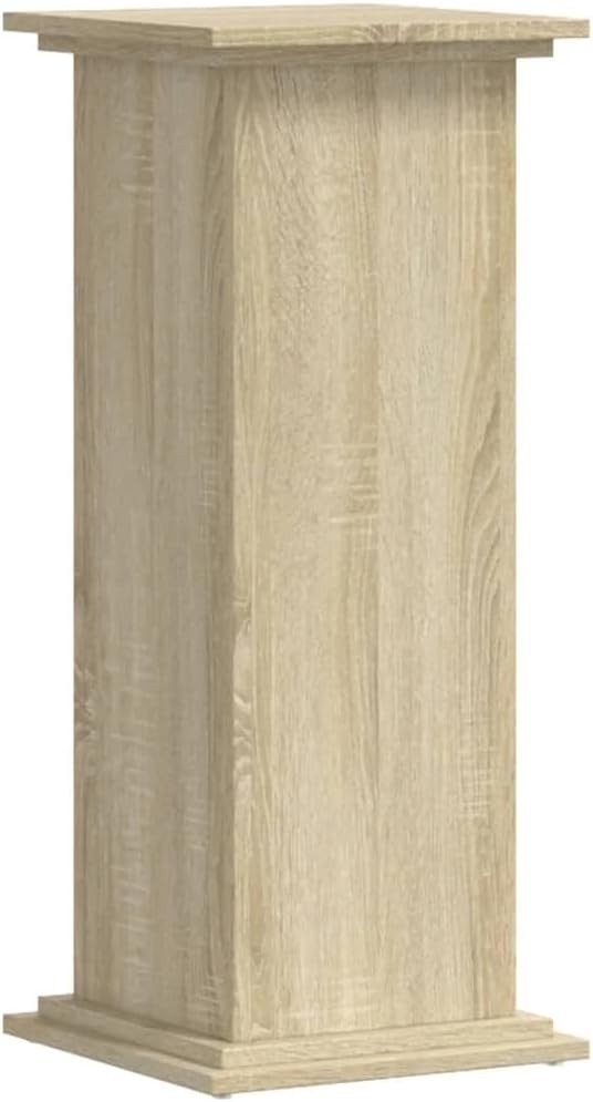 Sonoma Oak Wood Plant Stand 80cm Indoor Display Table Modern Flower Pot Holder