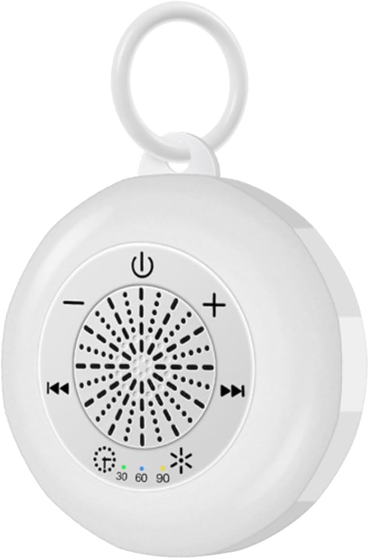 Portable White Noise Machine for Sleep | 22 Sounds, Night Light, 3 Timers