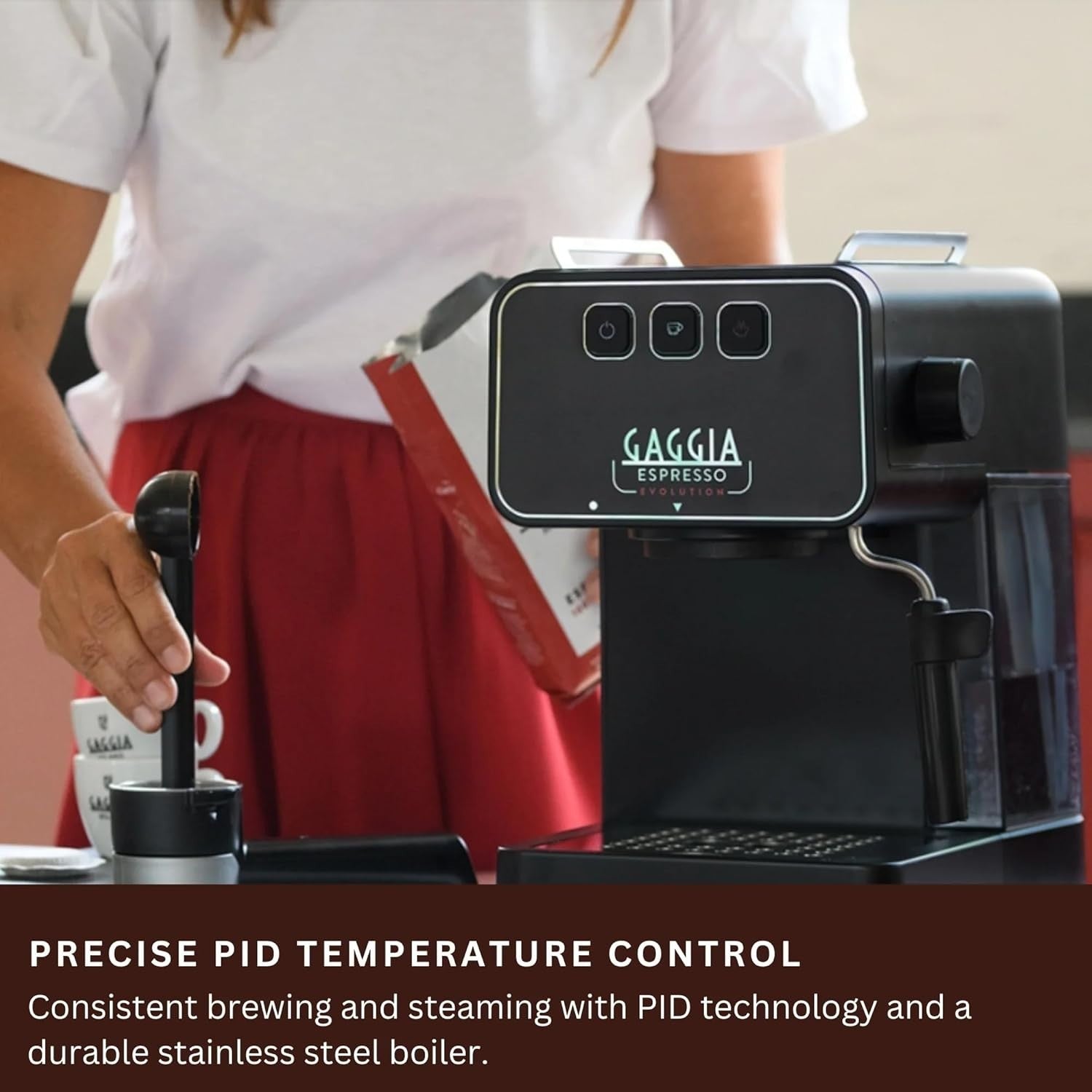 1.2L Manual Espresso Machine | Powerful 1425W | Milk Frother | Café-Style Drinks