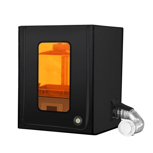 LCD Resin 3D Printer Enclosure Mini Fume Extractor Vent Noise Reduce Kit