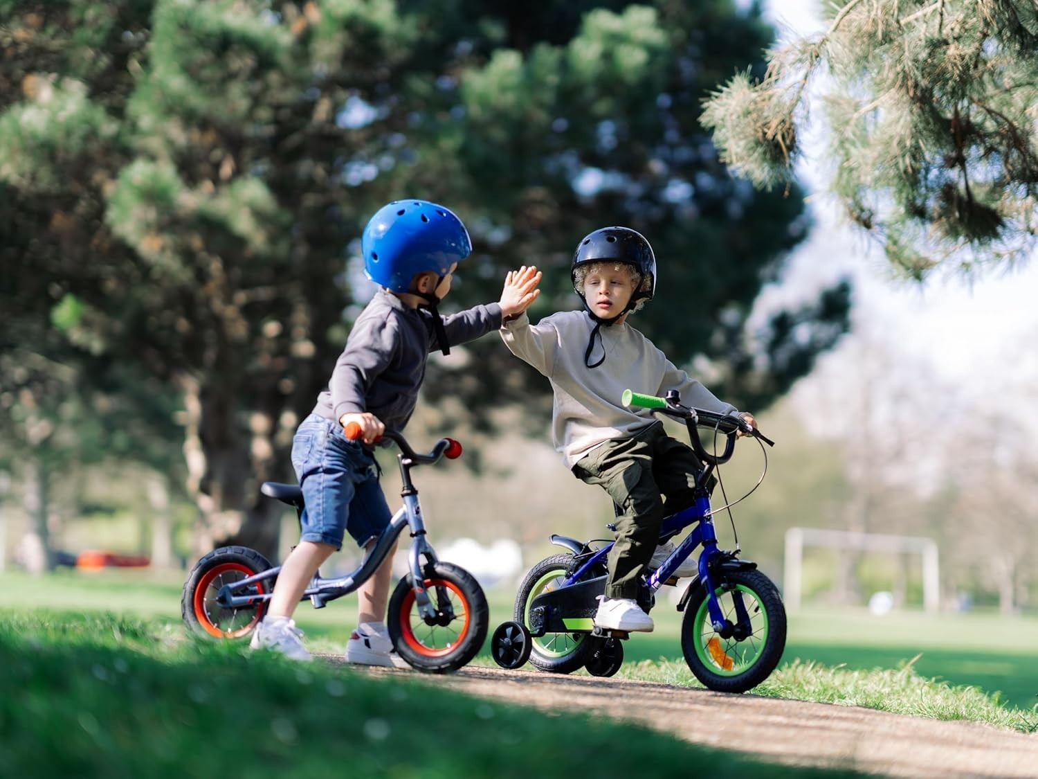10 Inch Kids Balance Bike Adjustable Seat Handlebars Toddler Bicycle