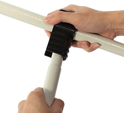 Telescopic Clothes Rail Heavy Duty Adjustable Garment Rack 329cm