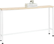 Slim Console Table for Hallway Entryway – Space-Saving, 120cm MDF Metal