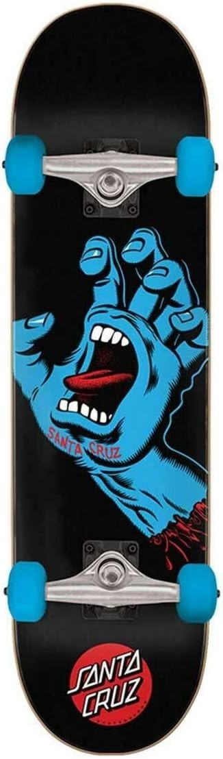8.0 x 31.25 Complete Skateboard Black Pro Maple Deck Beginner Cruiser