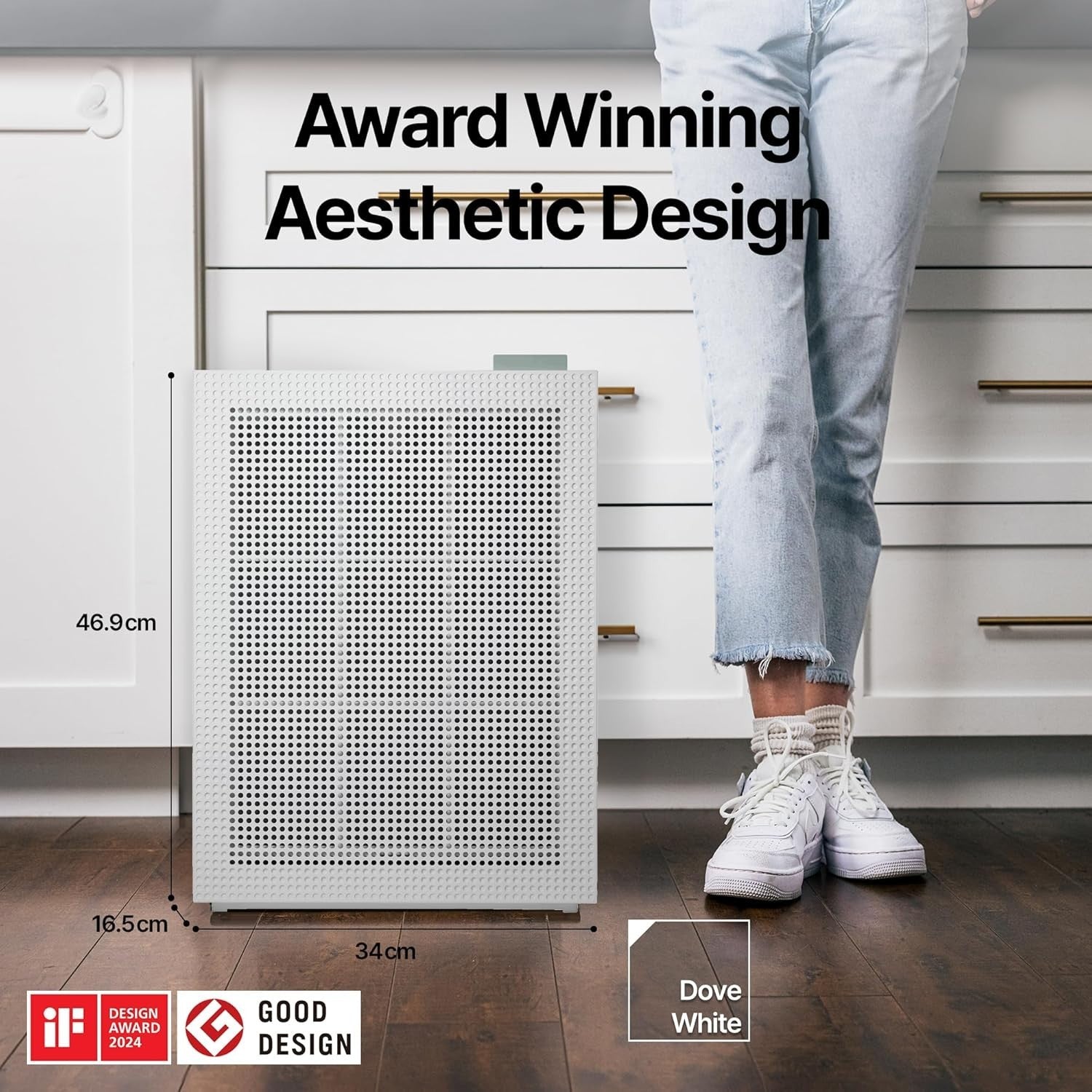 Ultra Quiet HEPA Air Purifier 99.999% Nano Filter Allergy Sleep 20dB