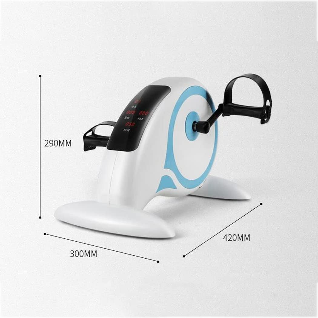 Electric Under Desk Elliptical Pedal Exerciser Remote Rehab Trainer