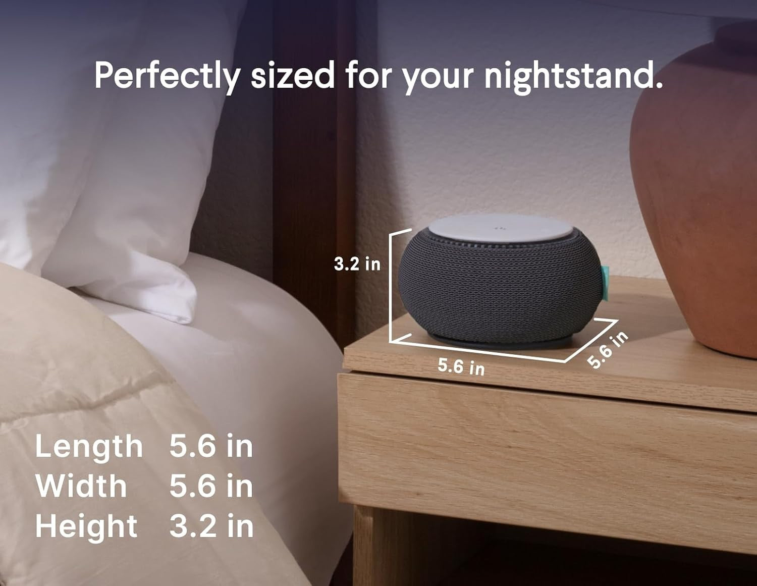 Real Fan White Noise Sound Machine Non-Looping Sleep App Remote