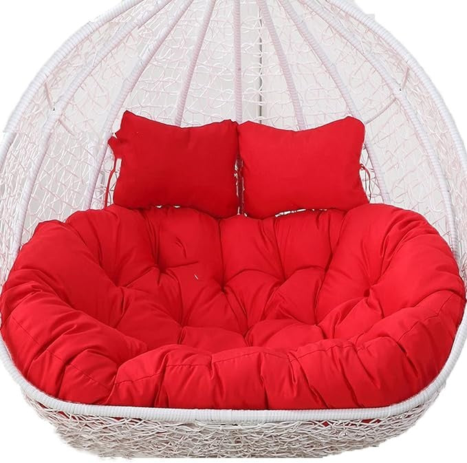 2 Seater Egg Chair Cushion Waterproof Swing Seat Pad Thick Washable Outdoor