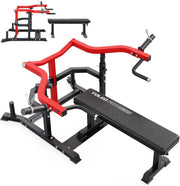 2-in-1 Adjustable Weight Bench & Chest Press Rack for Home Gym