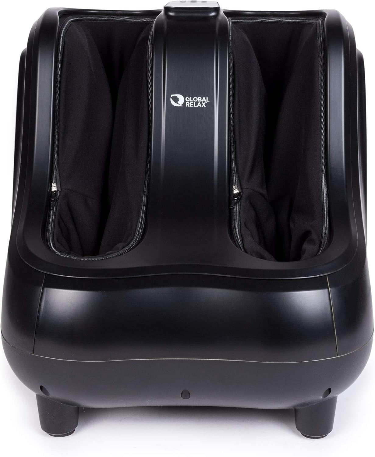Foot & Leg Massager with Heat, Compression & Kneading Therapy – Black