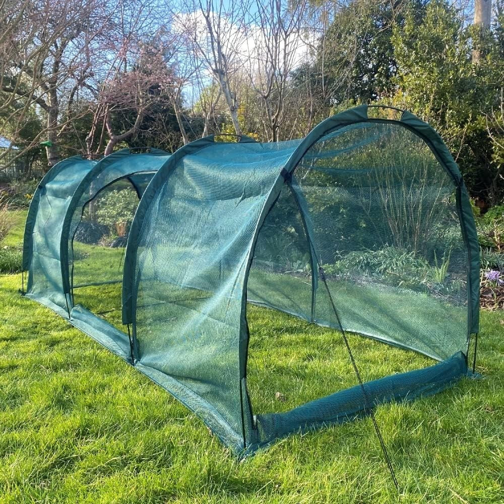 Chicken Run Tunnel 3x1.5x1.5m Bird Flu Secure Pet Cage Outdoor