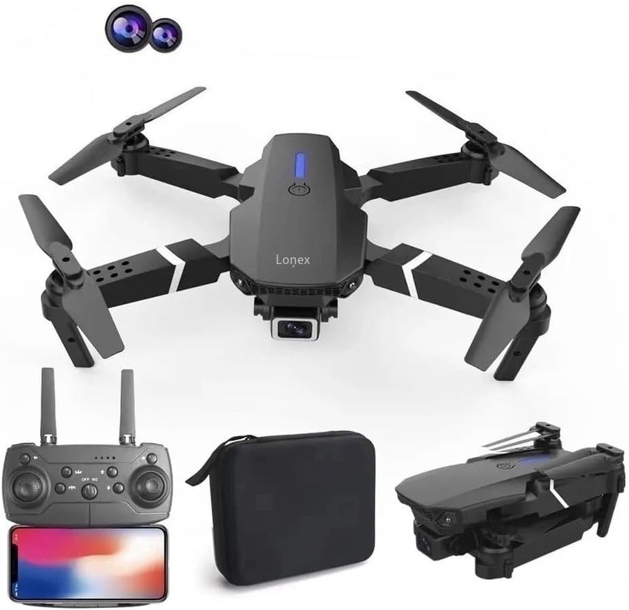 Foldable 4K Drone WiFi RC Quadcopter Auto Return Altitude Hold for Kids Beginner