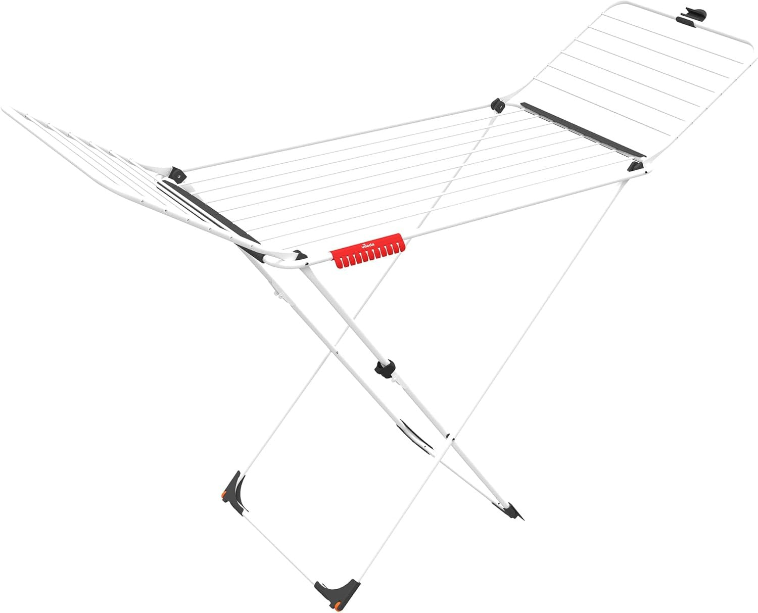 Indoor Clothes Airer 20m Drying Space Foldable X-Leg Compact Laundry Rack