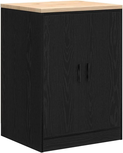 Black Pine Garage Storage Cabinet 60x51x85 cm - Durable Tool Organizer