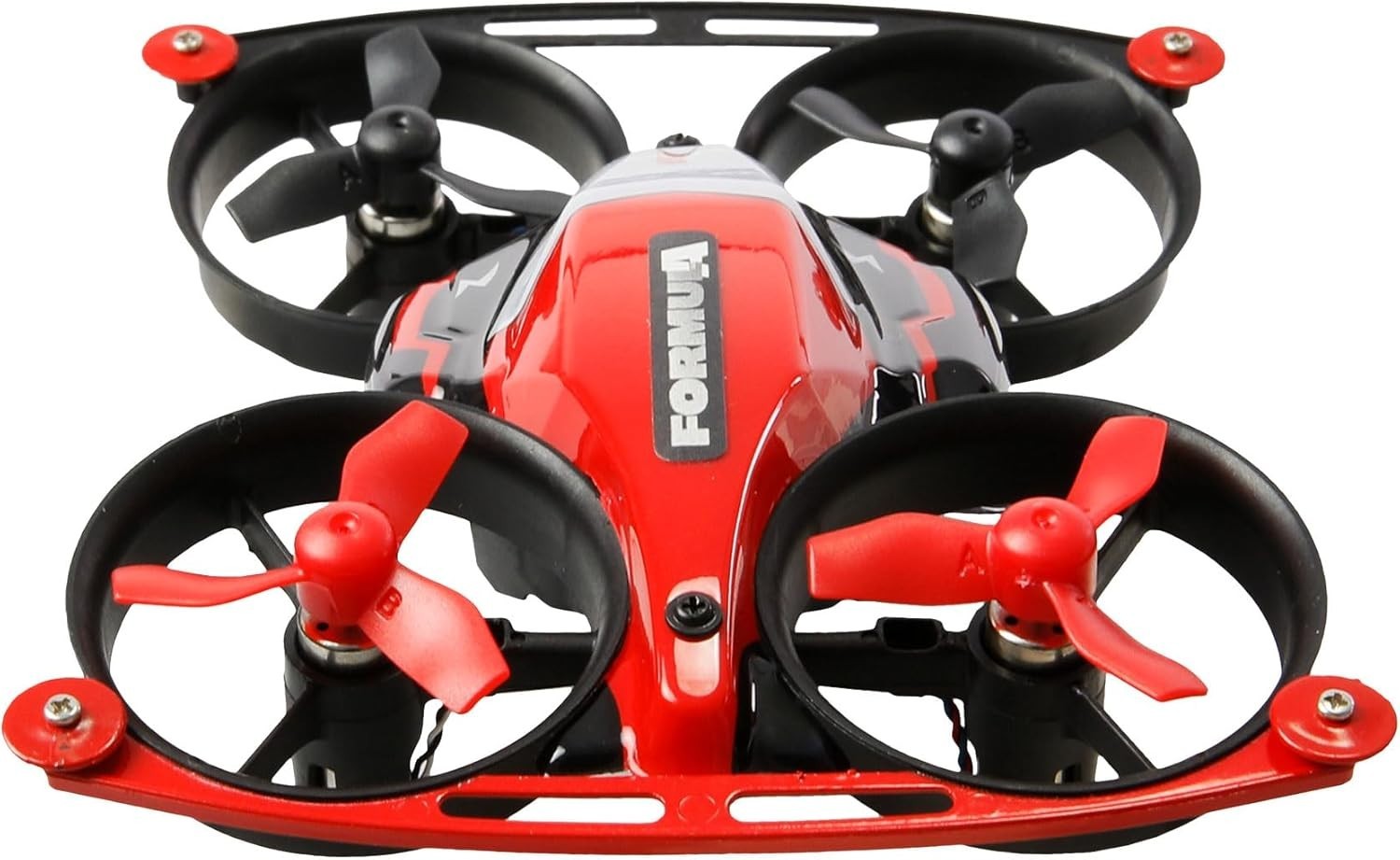 2-in-1 Racing Drone Car with Track, LED Lights & 360° Stunt Mode Red