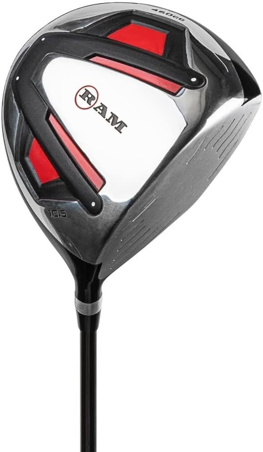 Mens Right Hand Golf Club Set 13pc Stiff Flex 1” Longer Driver Irons Bag