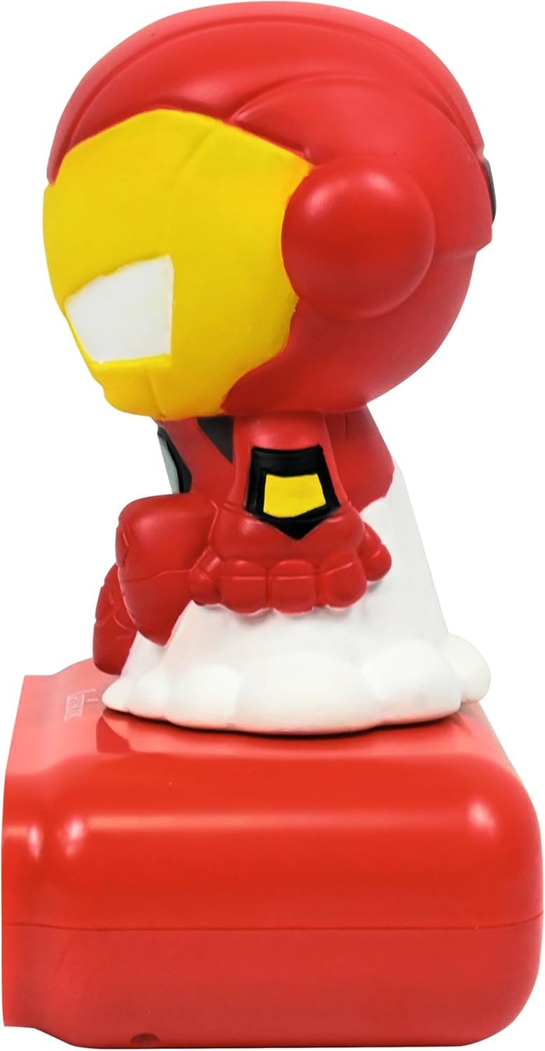 Kids Superhero Alarm Clock Night Light LED Display  Sounds Bedroom