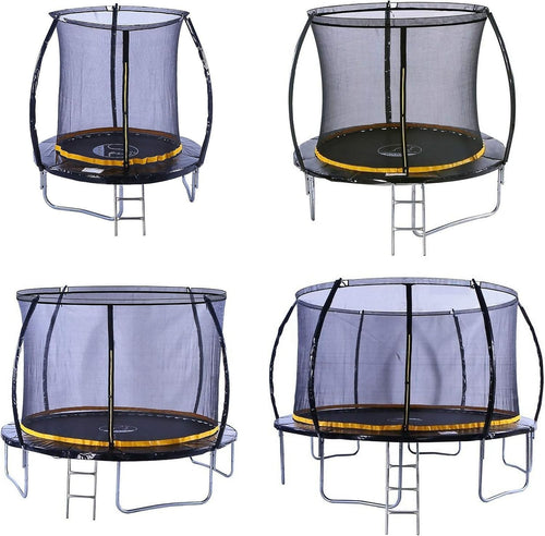 10FT Garden Trampoline Safety Enclosure Ladder Anchor Kit Outdoor